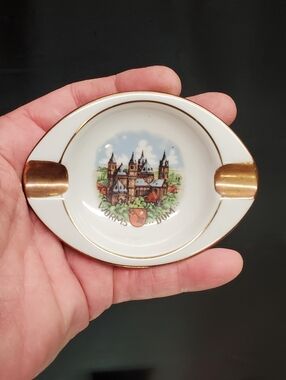 Worms Cathedral Worms Dom Souvenir Ashtray from Germany